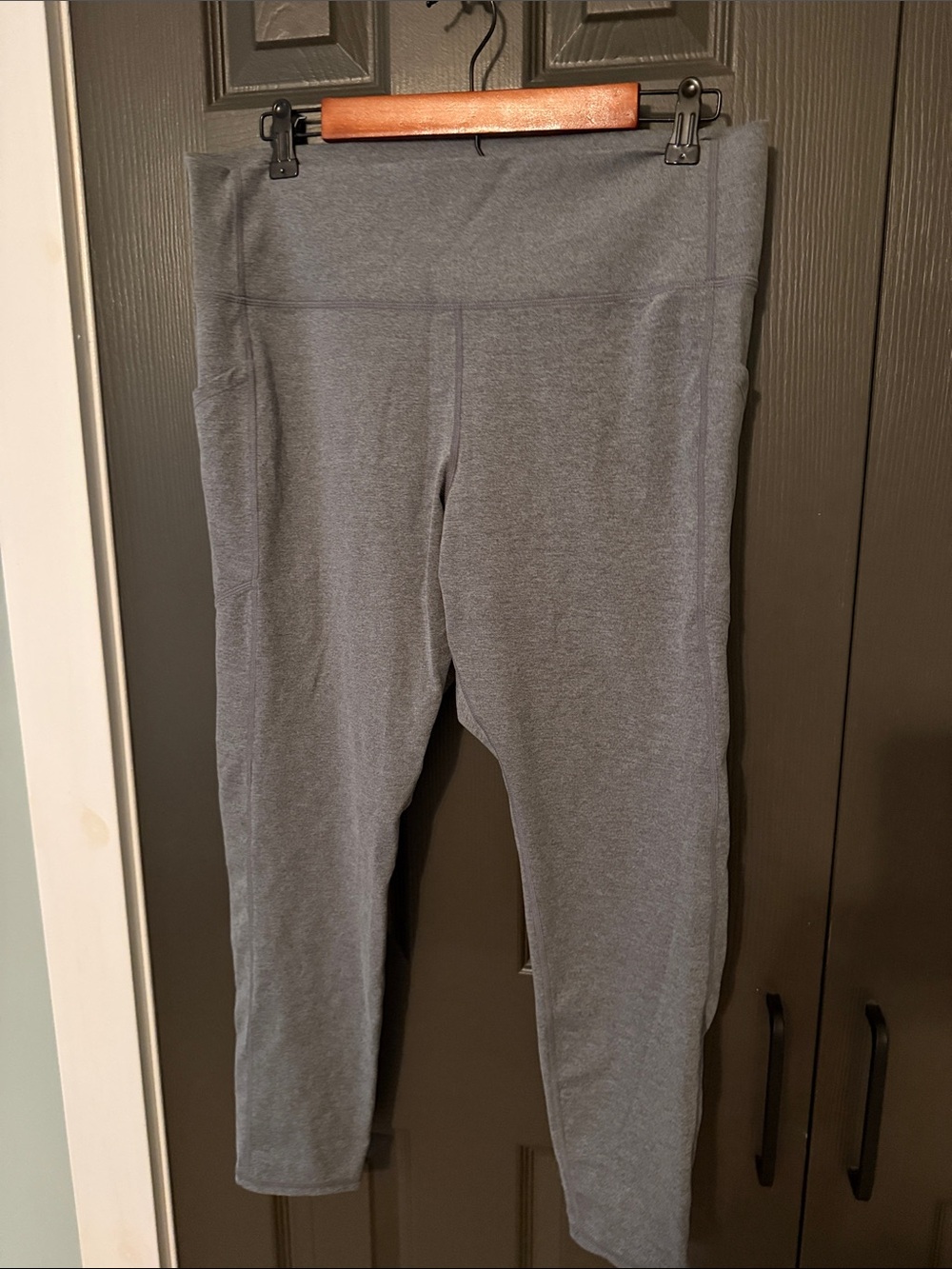 GAP Factory Heather Gray High-Waist Leggings